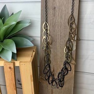 NEW Premier Designs Statement Necklace Gold